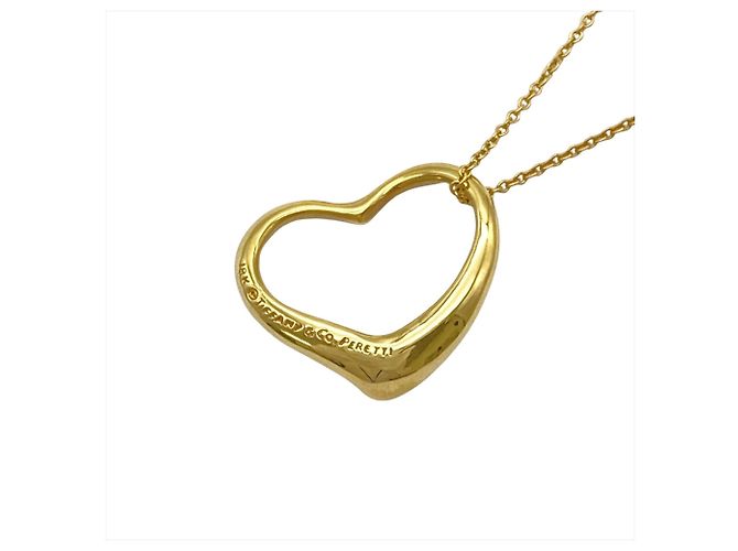 Collana Open Heart in Oro Giallo 18K di Tiffany & Co. - vista 3