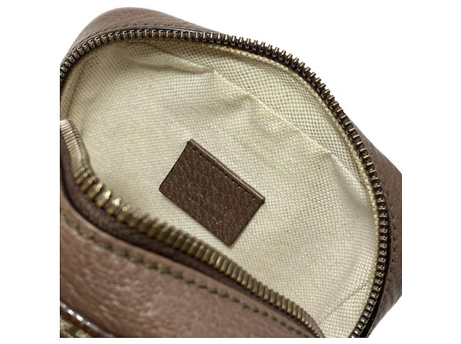 Borsa Messenger Mini Ophidia di Gucci Beige - vista 6
