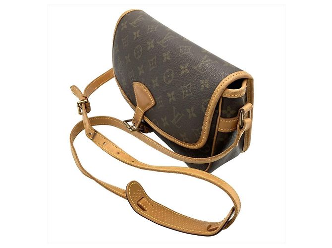 Borsa a Spalla Sologne Louis Vuitton Marrone - vista 3
