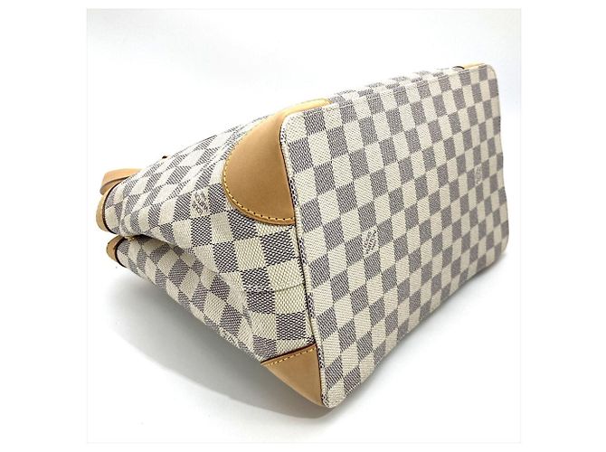 Borsa Tote Hampstead MM Damier Azur di Louis Vuitton Bianco - vista 4