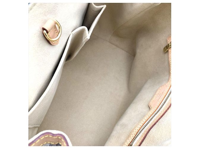 Borsa Tote Hampstead MM Damier Azur di Louis Vuitton Bianco - vista 5