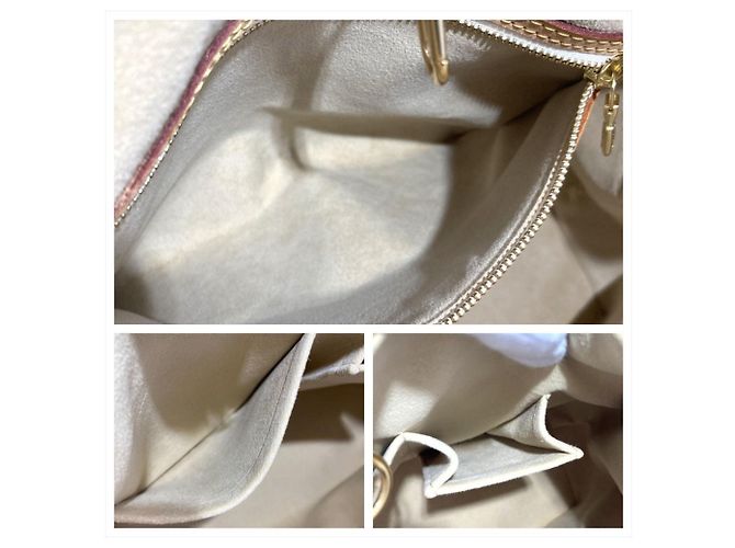 Borsa Tote Hampstead MM Damier Azur di Louis Vuitton Bianco - vista 6
