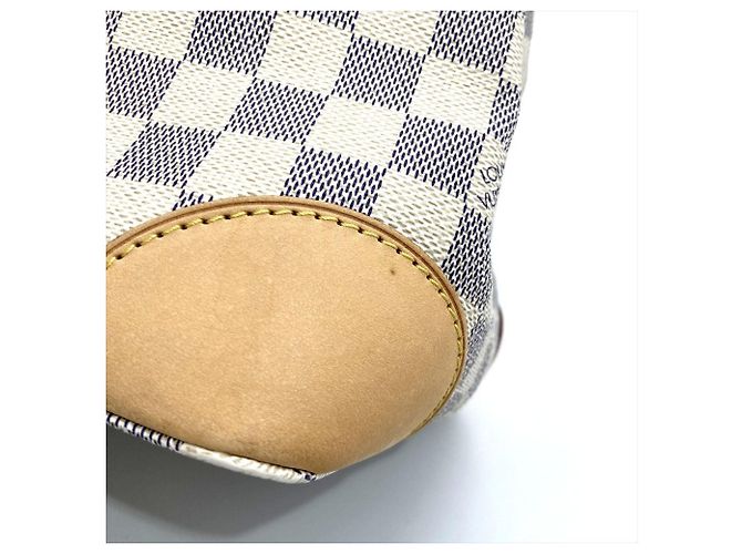 Borsa Tote Hampstead MM Damier Azur di Louis Vuitton Bianco - vista 9