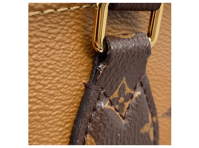 Borsa Tote OnTheGo GM Monogram Reverse Gigante Louis Vuitton Rosso - vista 10