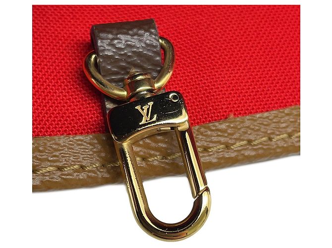 Borsa Tote OnTheGo GM Monogram Reverse Gigante Louis Vuitton Rosso - vista 15