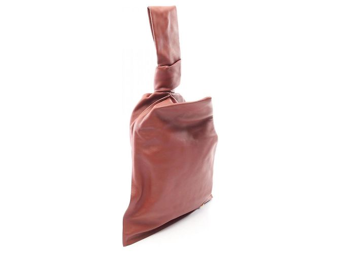 Borsa BV Twist di Bottega Veneta Bordò - vista 2