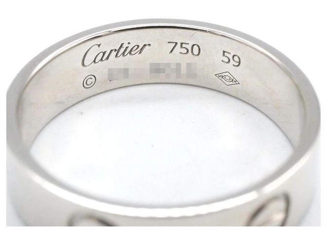 Anello Love Cartier in oro bianco 18K D'oro - vista 3