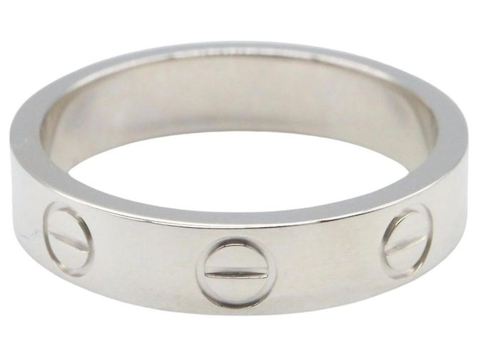 Anello Mini Love Cartier in oro bianco 18K D'oro - vista 2