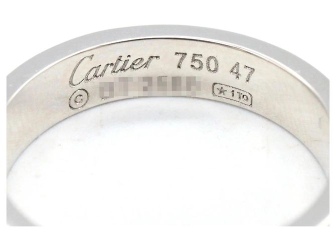 Anello Mini Love Cartier in oro bianco 18K D'oro - vista 3