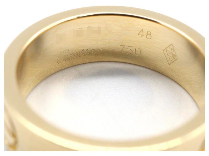 Anello Cartier Love in oro giallo 18K D'oro - vista 3