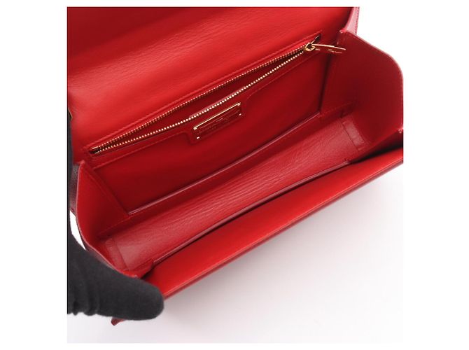 Rote Vara Schleifen Schultertasche von Salvatore Ferragamo - Ansicht 3