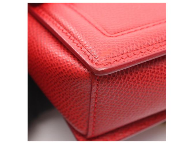 Rote Vara Schleifen Schultertasche von Salvatore Ferragamo - Ansicht 7