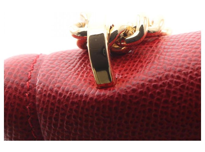 Rote Vara Schleifen Schultertasche von Salvatore Ferragamo - Ansicht 8