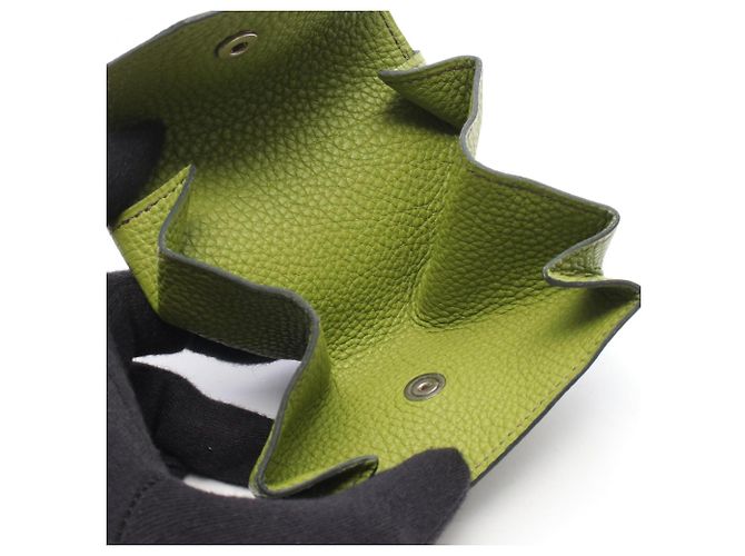 Hermès Hermes Le Vingt-Quatre Monedero Verde - vista 3