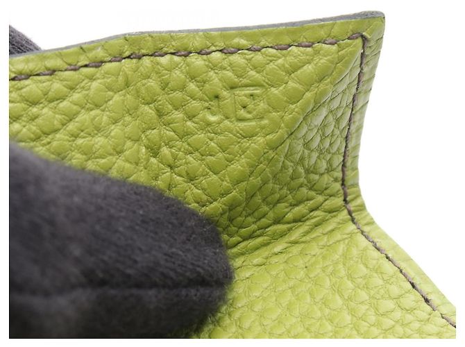 Hermès Hermes Le Vingt-Quatre Monedero Verde - vista 5