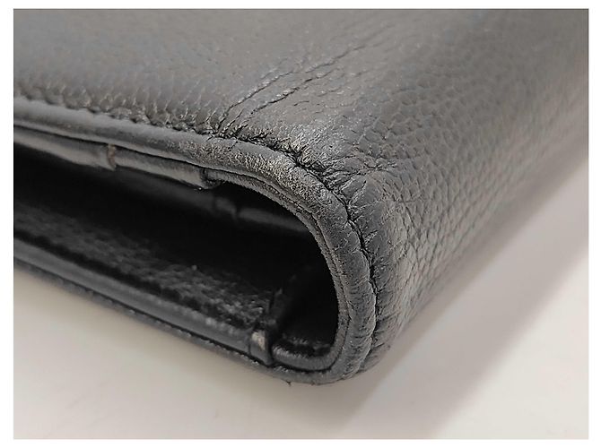 Chanel Bi-Fold Wallet Leather Long Black - view 4