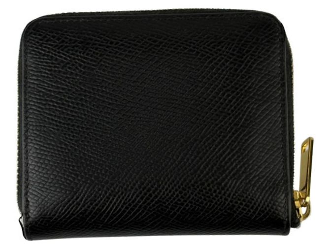 Céline Celine schwarze Leder-Bifold-Geldbörse - Ansicht 3