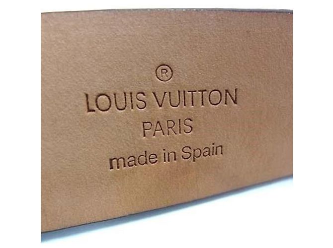 Louis Vuitton Damier Gürtel, Carrée M6803 Braun Damier ebene - Ansicht 4