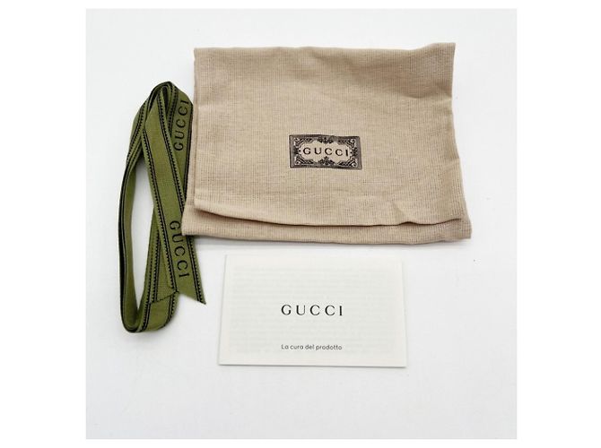 GUCCI Münz-Kartenetui GG Supreme Braun Schwarz Beige - Ansicht 10