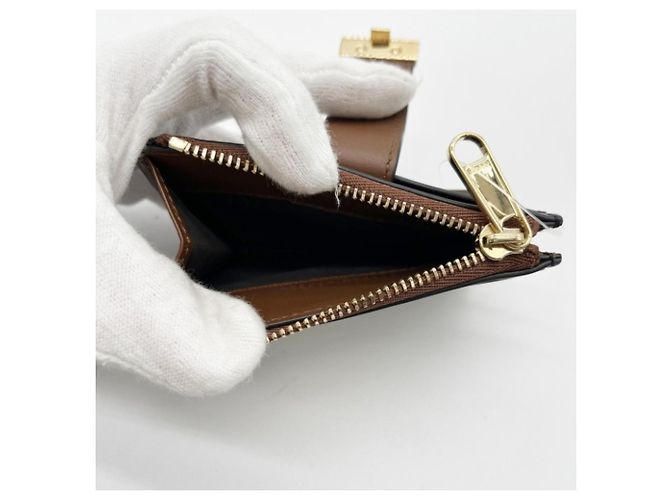GUCCI Münz-Kartenetui GG Supreme Braun Schwarz Beige - Ansicht 8