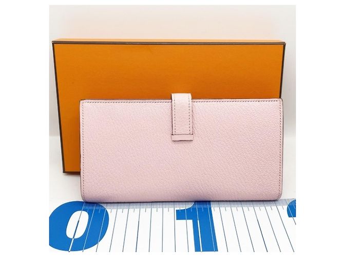 Cartera Larga Soufflé Bearn de Hermès en Rosa Sakura - vista 2