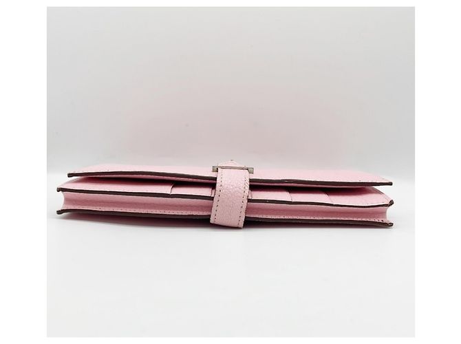 Cartera Larga Soufflé Bearn de Hermès en Rosa Sakura - vista 3