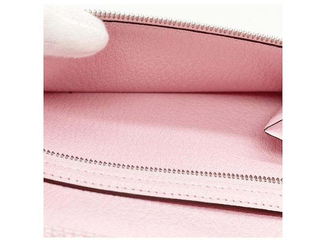 Cartera Larga Soufflé Bearn de Hermès en Rosa Sakura - vista 9