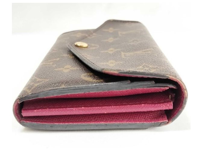 Cartera Larga Louis Vuitton - Cartera Sarah Castaño Fucsia - vista 3