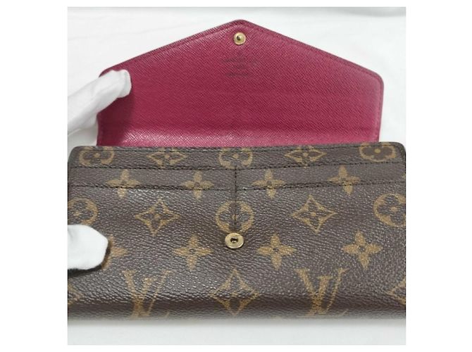 Cartera Larga Louis Vuitton - Cartera Sarah Castaño Fucsia - vista 6