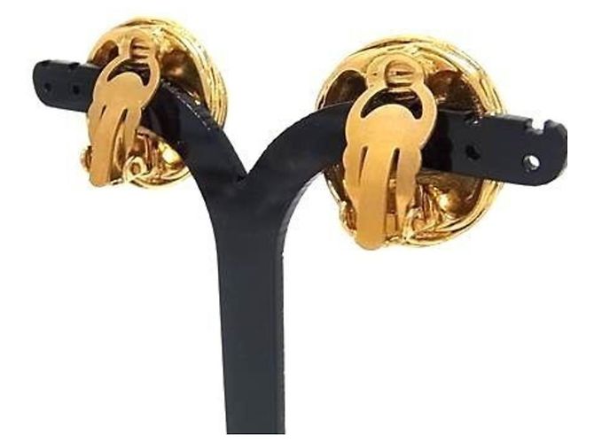 Orecchini a clip dorati Chanel D'oro - vista 2
