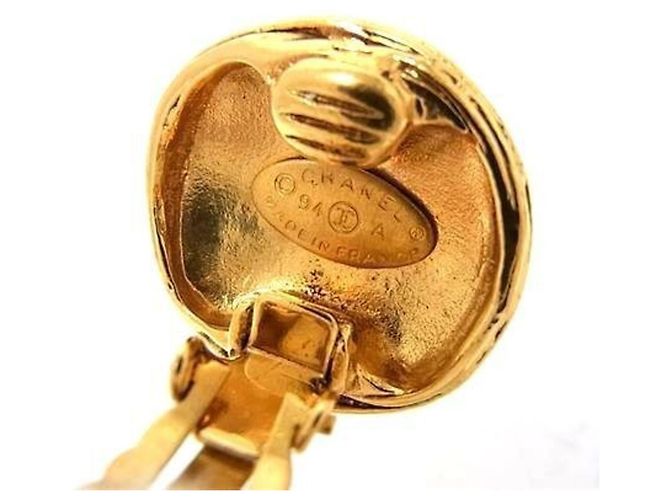 Orecchini a clip dorati Chanel D'oro - vista 3