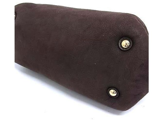 Borsa Gancini Salvatore Ferragamo Marrone - vista 4