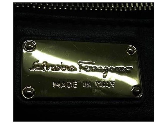 Borsa Gancini Salvatore Ferragamo Marrone - vista 6