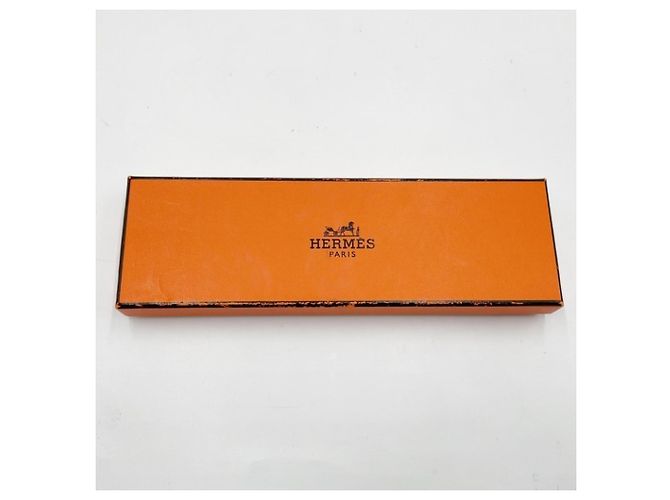 Ornamento per capelli Kanzashi Hermès Nero Arancione - vista 5