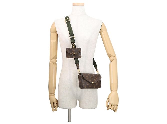 Louis Vuitton Monogram Multi Pochette Felicie Verde - vista 4