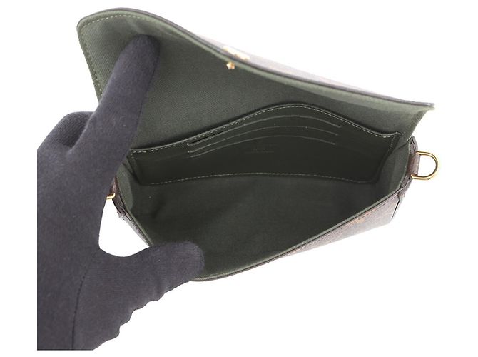 Louis Vuitton Monogram Multi Pochette Felicie Verde - vista 5