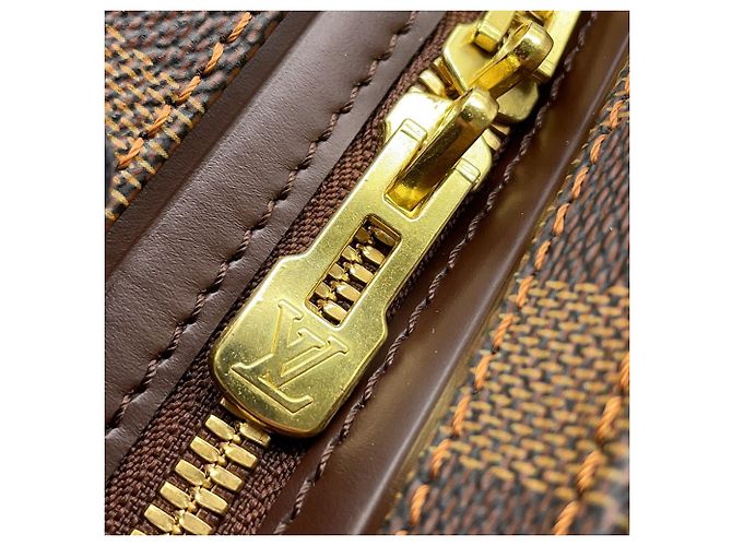Borsa Chelsea Damier Ebene Louis Vuitton Rosso - vista 11