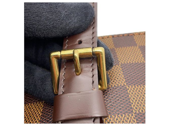 Borsa Chelsea Damier Ebene Louis Vuitton Rosso - vista 12