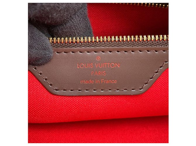 Borsa Chelsea Damier Ebene Louis Vuitton Rosso - vista 16