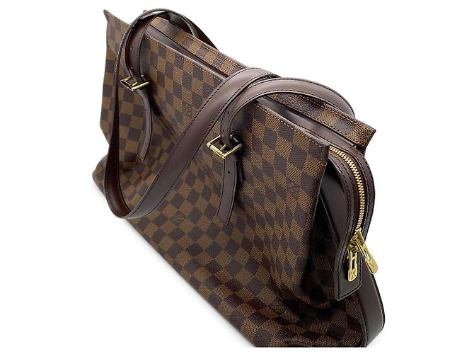 Borsa Chelsea Damier Ebene Louis Vuitton Rosso - vista 6