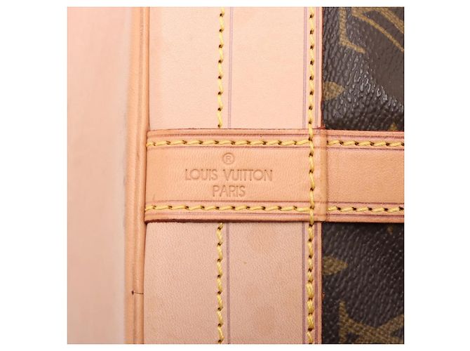 Noe Borsa Noé Louis Vuitton in tela Monogram grande Marrone - vista 7