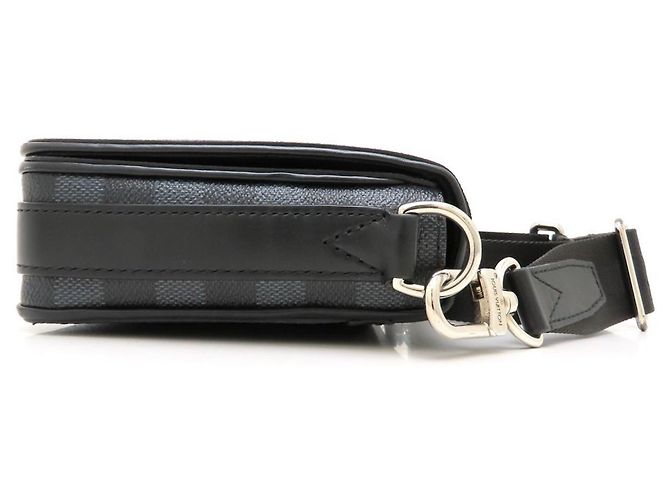 Borsa messenger 3D Studio Damier Graphite Louis Vuitton Damier ebene - vista 3