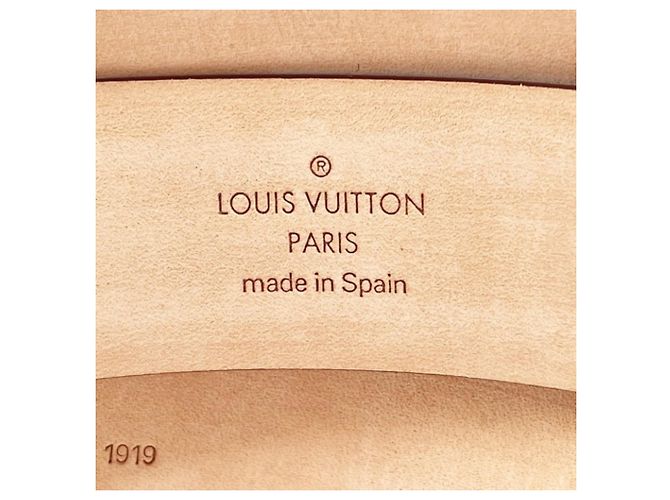 Louis Vuitton Gürtel aus braunem Leder - Ansicht 7