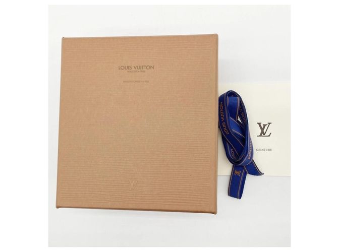 Louis Vuitton Gürtel aus braunem Leder - Ansicht 8