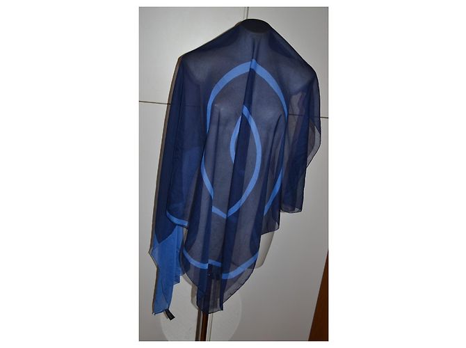 Foulard Balenciaga blu - vista 2