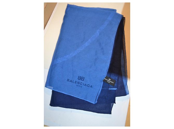 Foulard Balenciaga blu - vista 3
