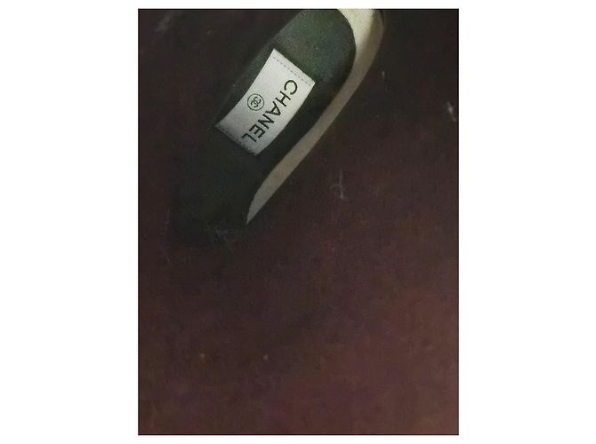 Botas de lluvia de goma negra con logo CC de Chanel Negro - vista 5