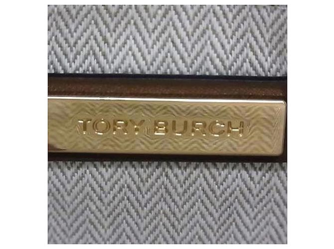 Borsa a spalla in pelle marrone Tory Burch - vista 6