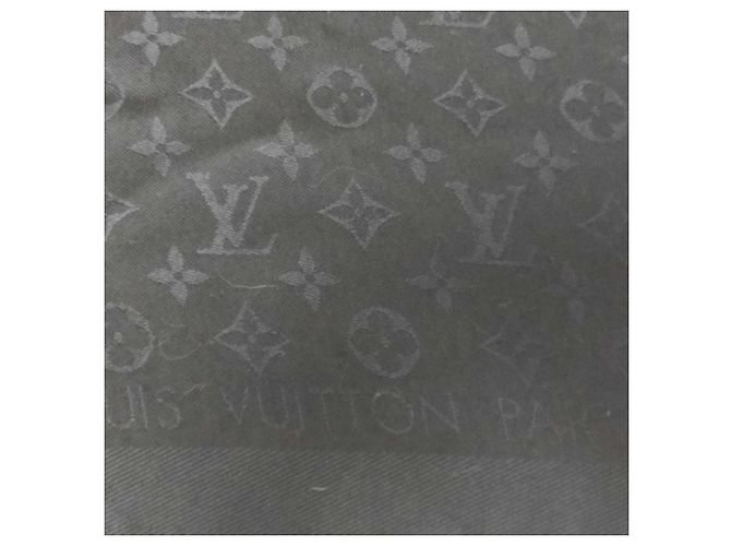 Sciarpa/Stola Monogramma Louis Vuitton Nero - vista 5