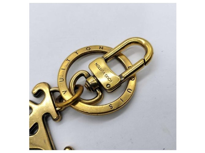 Portachiavi Louis Vuitton Portefeuille Quadrato D'oro - vista 3